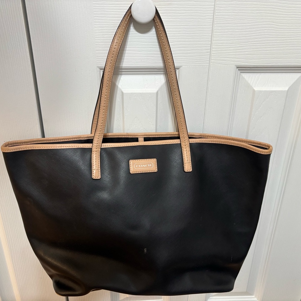 Coach Black Tote Bag